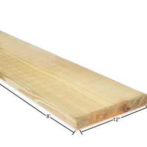 A picture of a rotboard with its dimensions labeled.