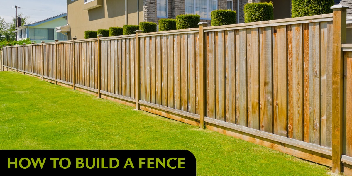 How to build a cheap fence in houston step by step